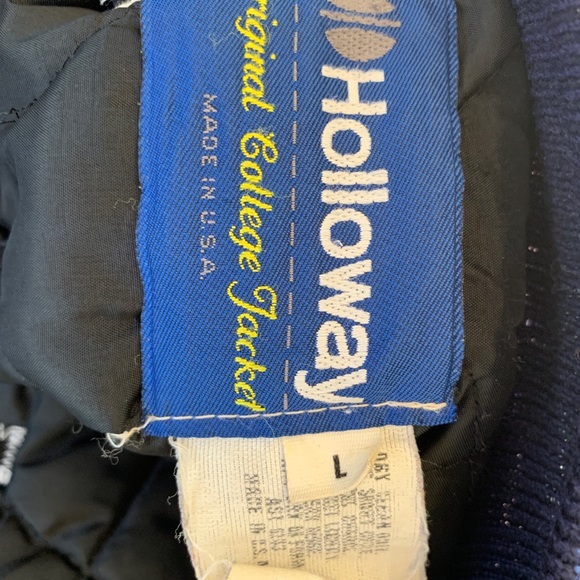 Made in USA, vintage Wool&Leather varsity jacket L - Picture 6 of 8